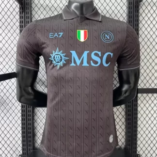 2025/2026 Versión Jugador Napoli Tercera Equipación Visitante Camiseta de Fútbol Calidad Tailandesa