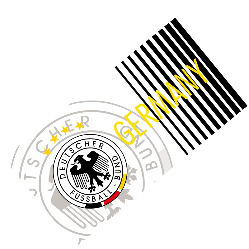 Toalla de playa de fútbol de aficionado de Alemania