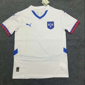 Camiseta de Fútbol Selección Nacional de Serbia Visitante 2024 Calidad Tailandesa
