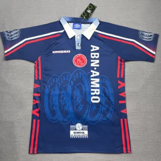 Camiseta de Fútbol Retro Ajax Visitante 1997-1998 Calidad Tailandesa