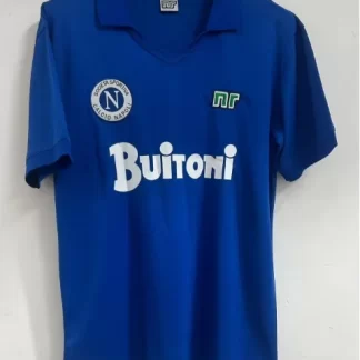 1985/1986 Retro Napoli Camiseta Local Fútbol Calidad Tailandesa