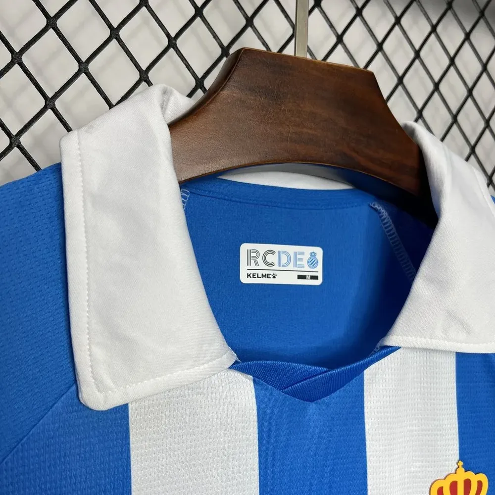2024/2025 RCD Espanyol Camiseta de Fútbol Local Calidad Tailandesa