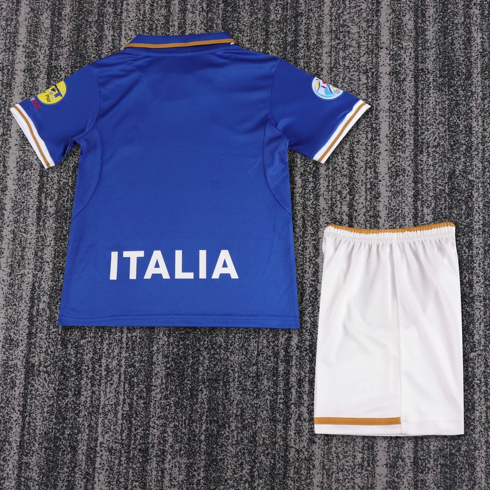 Camiseta de Fútbol Local Retro Italia 1996 Calidad Tailandesa Talla Infantil