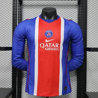 Camiseta de Fútbol Local del Psg Paris Saint-Germain Versión Jugador Manga Larga 2026/2027 1:1 Calidad Tailandesa