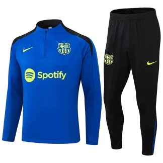 2024/2025 Chándal de Entrenamiento Media Cremallera Barcelona Azul Negro