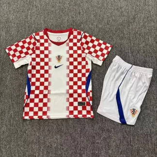 2026 Camiseta Local de la Selección de Croacia 1:1 Calidad Tailandesa Talla Infantil