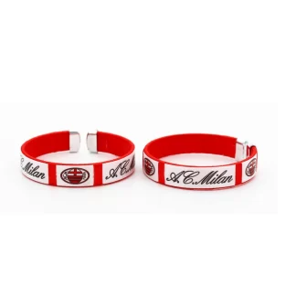 Pulsera de fútbol de aficionado del AC Milan