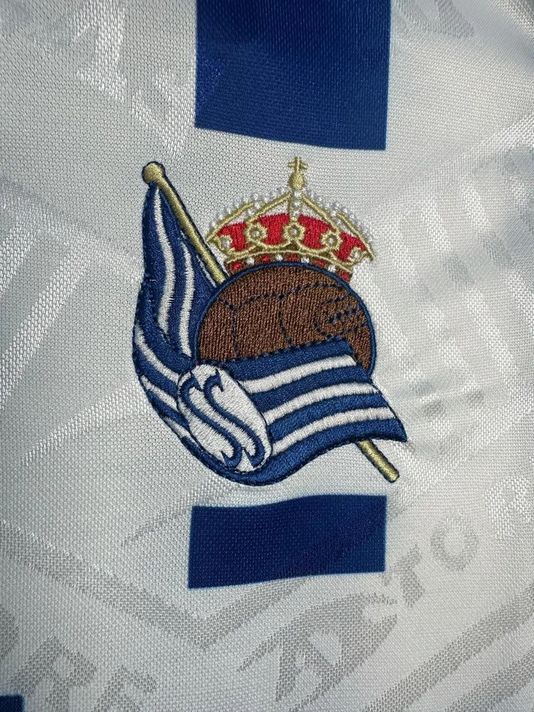 1994-1995 Retro Real Sociedad Local Camiseta de Fútbol Calidad Tailandesa