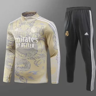 Chándal de Entrenamiento Media Cremallera Edición Especial Real Madrid Amarillo 2023/2024 Set