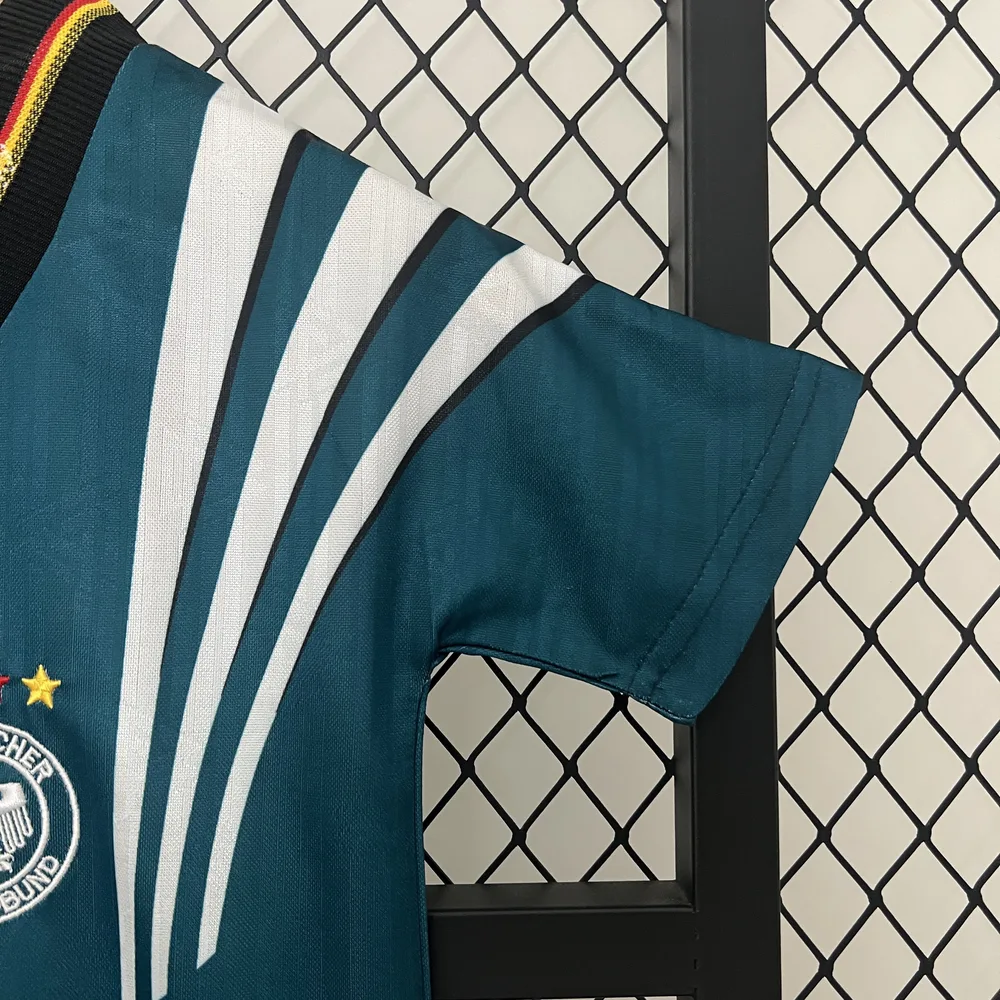 Camiseta Retro 1996 Alemania Visitante Fútbol AAA calidad fan Talla Infantil