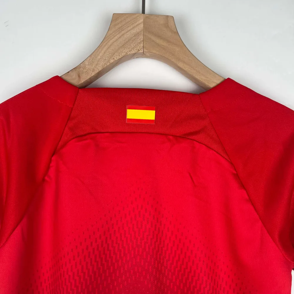 2023/2024 Camiseta de Fútbol Atletico Madrid Local Calidad Thai Talla Infantil