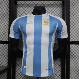 Camiseta de fútbol local edición jugador Argentina 2024 AAA calidad fan
