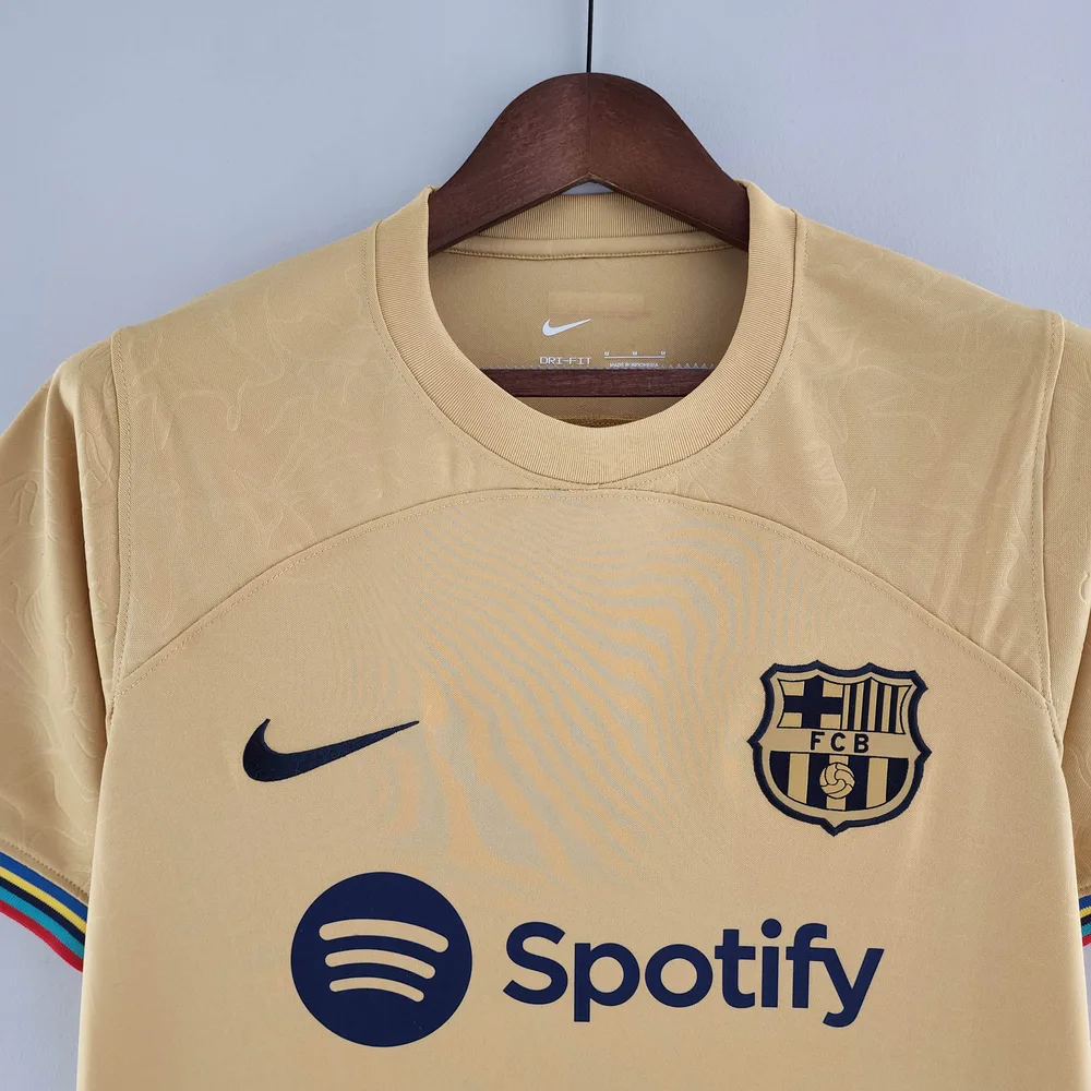 Camiseta de Fútbol Visitante Barcelona 2022/2023 Calidad Tailandesa