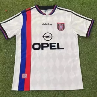 1995/1996 Retro Bayern Munich Equipación Visitante Camiseta de Fútbol Calidad Tailandesa