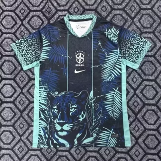 2025/2026 Brasil Edición Especial Azul Guepardo Camiseta de Fútbol Calidad Tailandesa