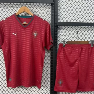 2026/2027 Portugal Primera Equipación Camiseta Fútbol Calidad Tailandesa Talla Infantil