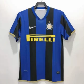 Camiseta de Fútbol Retro Inter Milan Local Europa 2008/2009 Calidad Thai