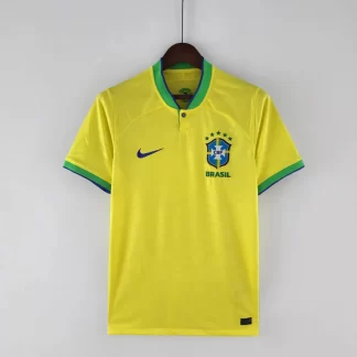 Camiseta de Fútbol Local de Brasil Copa Mundial 2022
