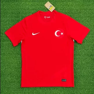 2024 Türkiye Camiseta de Fútbol Visitante de la Selección Nacional AAA Grado Aficionado