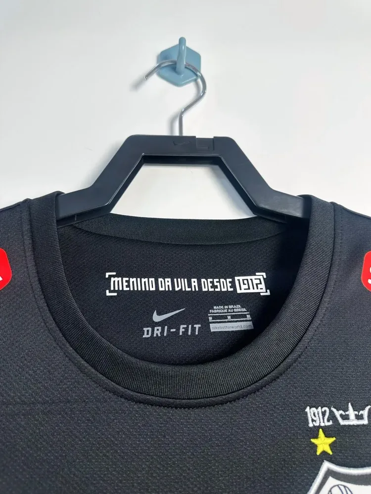 2012/2013 Camiseta de Fútbol Retro Visitante Santos de Manga Larga 1:1 Calidad Tailandesa