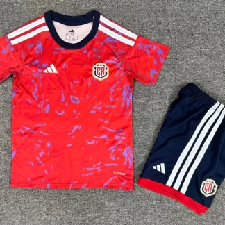 Camiseta Local de la Selección de Costa Rica 2026 Calidad Tailandesa Talla Infantil