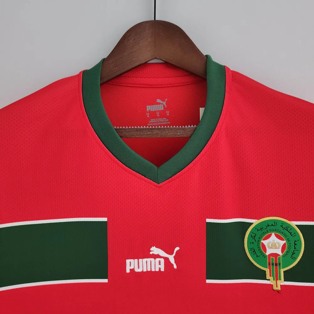 Camiseta local de la Selección de Marruecos para la Copa Mundial de la FIFA 2022