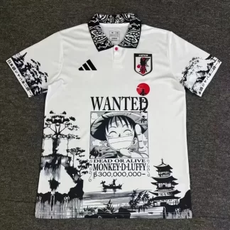 2024/2025 Camiseta de Fútbol Japón Chunjiang Luffy Blanco Calidad Tailandesa