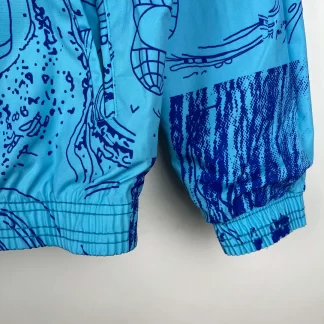 2023/2024 Inter Miami Cortavientos Reversible Azul Camiseta de Fútbol Calidad Tailandesa