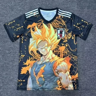 2024/2025 Camiseta de Fútbol Japón Super Saiyan Amarillo Calidad Tailandesa