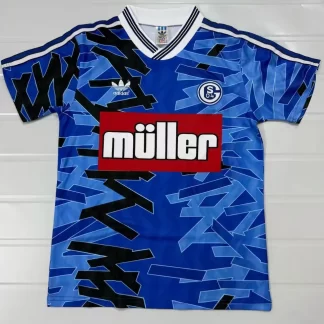 Camiseta de Fútbol Retro 1993/1994 del Schalke 04 Local 1:1 Calidad Tailandesa