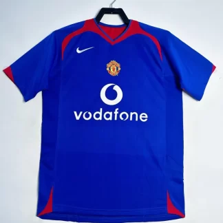 2005-2006 Retro Manchester United Equipación Visitante Camiseta de Fútbol Calidad Tailandesa