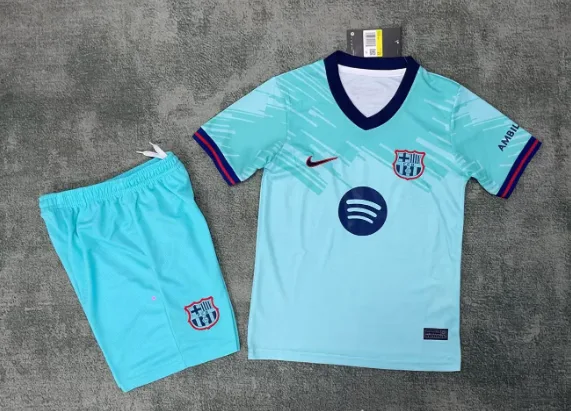 2026/2027 Barcelona Tercera Equipación Visitante Camiseta Fútbol Calidad Tailandesa Talla Infantil
