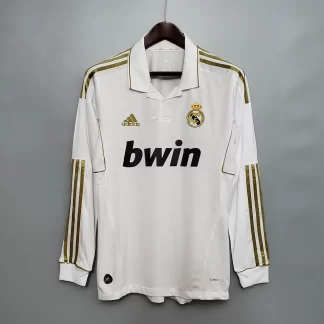 2011/2012 Retro Manga Larga Real Madrid Local Calidad Tailandesa