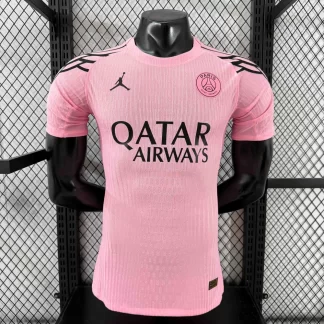 2025/2026 Versión Jugador Paris Saint-Germain Cuarta Equipación Visitante rosa Fútbol Camiseta Calidad Tailandesa