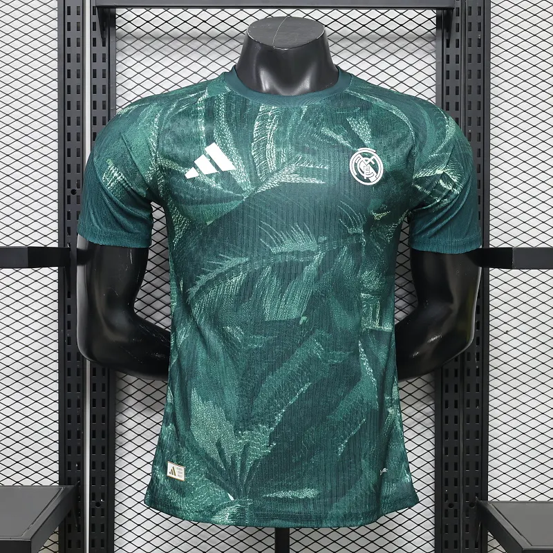 Camiseta de fútbol de pre-partido de Real Madrid 2026/2027 Versión Jugador 1:1 Calidad Tailandesa