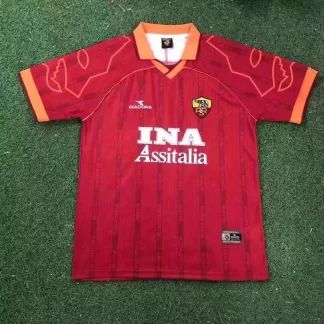 1999/2000 Retro Roma Home Soccer Jersey