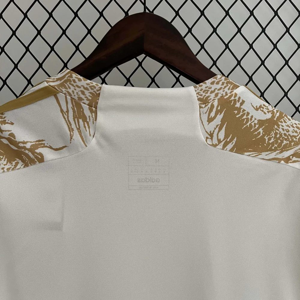 2023/2024 Real Madrid Dragón Dorado Blanco Edición Especial Camiseta de Fútbol Calidad Tailandesa