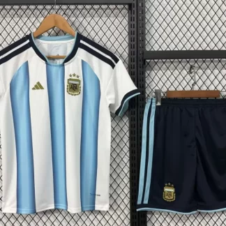 2026 Camiseta de Fútbol Local Argentina Calidad Tailandesa Talla Infantil