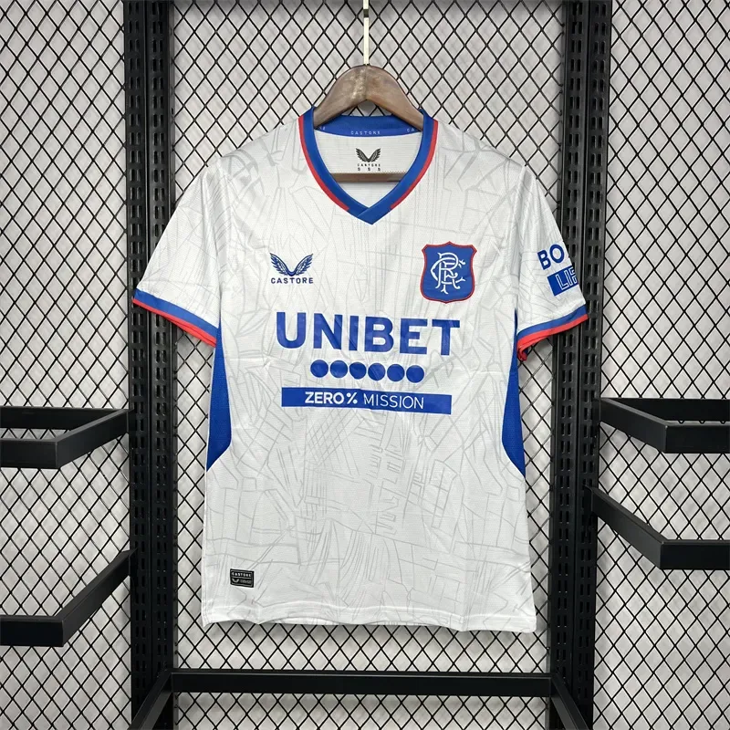 Camiseta de Fútbol Visitante Rangers 2024/2025 Calidad Thai