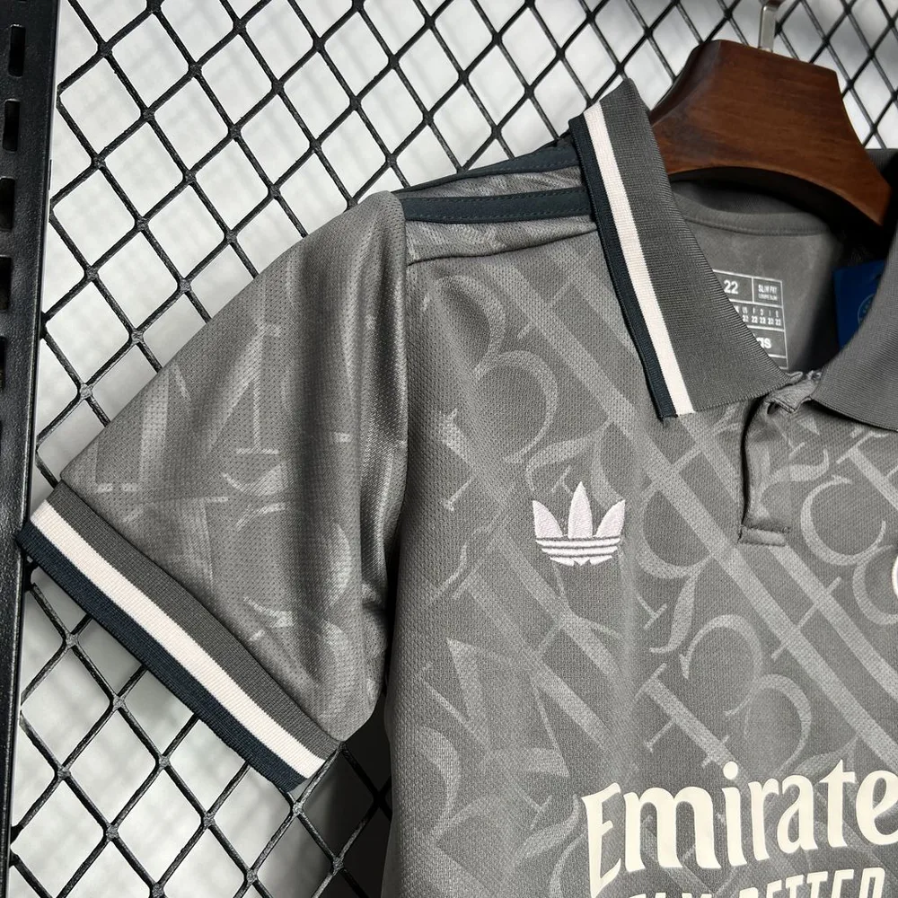 2024/2025 Real Madrid Tercera Visitante Camiseta Fútbol Calidad Thai Talla Infantil