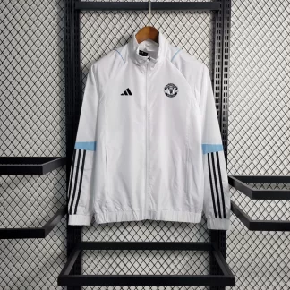 Chaqueta cortavientos del Manchester United 2023 blanca