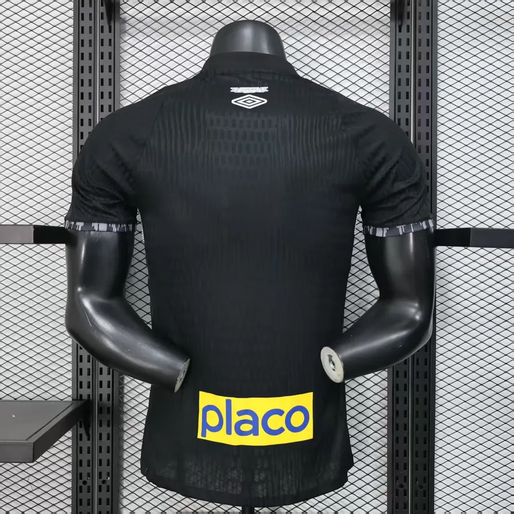 2025/2026 Versión Jugador Camiseta de Fútbol Edición Especial Santos Negro 01 Calidad Thai