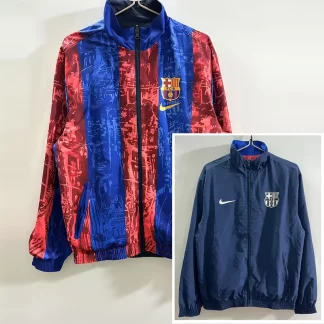 2025/2026 Camiseta de Fútbol Cortavientos Doble Cara Barcelona 1:1 Calidad Tailandesa 02