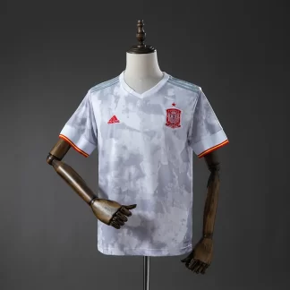 2021 Retro España Visitante Camiseta de Fútbol AAA calidad aficionado