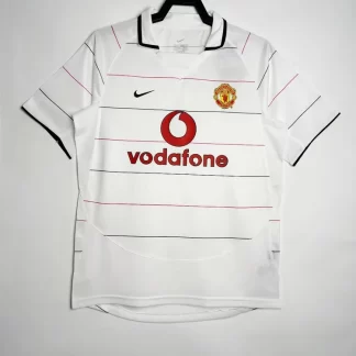 Camiseta de fútbol retro 2003/2005 Manchester United Visitante Calidad Tailandesa