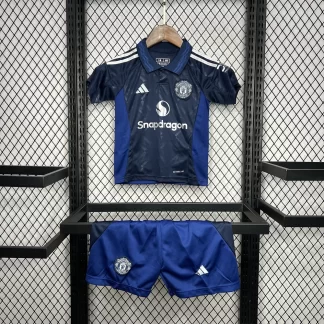 Camiseta de fútbol infantil visitante 2024/2025 Manchester United Calidad Tailandesa