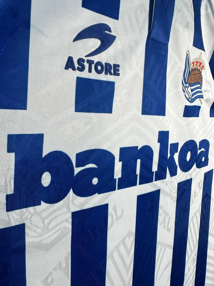 1994-1995 Retro Real Sociedad Local Camiseta de Fútbol Calidad Tailandesa