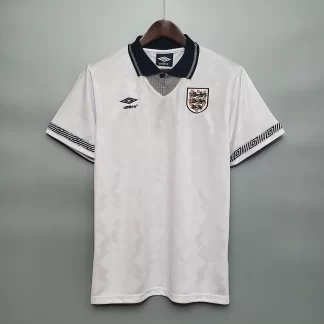 1990 Retro Inglaterra Local Camiseta de Fútbol 1:1 Calidad Tailandesa