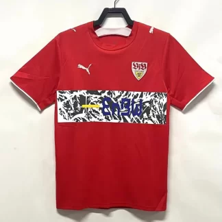 Camiseta de Fútbol Retro Visitante VfB Stuttgart 2006-2007 Calidad Tailandesa