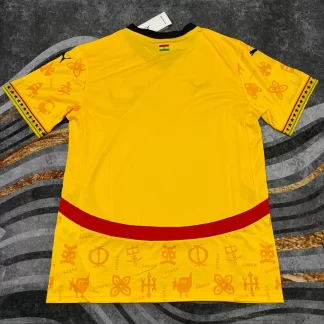 Camiseta de Fútbol Visitante de la Selección Nacional de Ghana 2025 AAA calidad aficionado